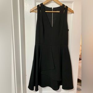 Adelyn Rae black asymmetrical dress size medium - new!